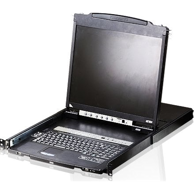 ATEN Polična konzola CL5816N, 19", LCD, USB/PS2, VGA, 1U, crna